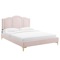 Emerson Performance Velvet Twin Platform Bed