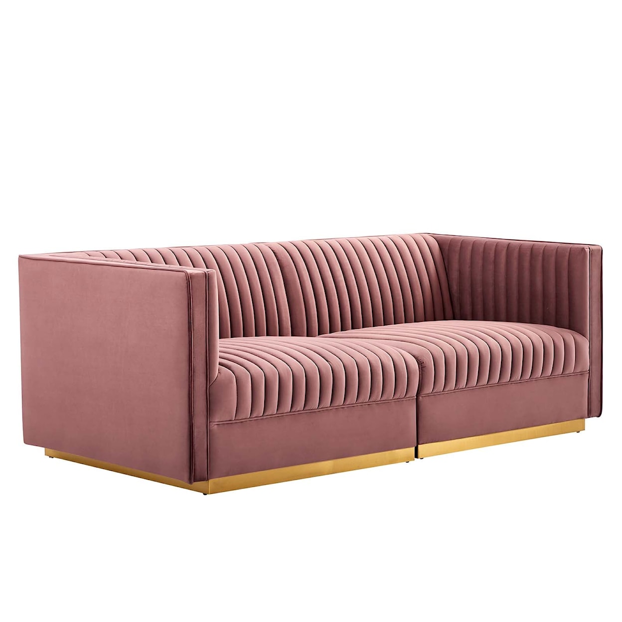 Modway Sanguine Modular Sectional Sofa Loveseat