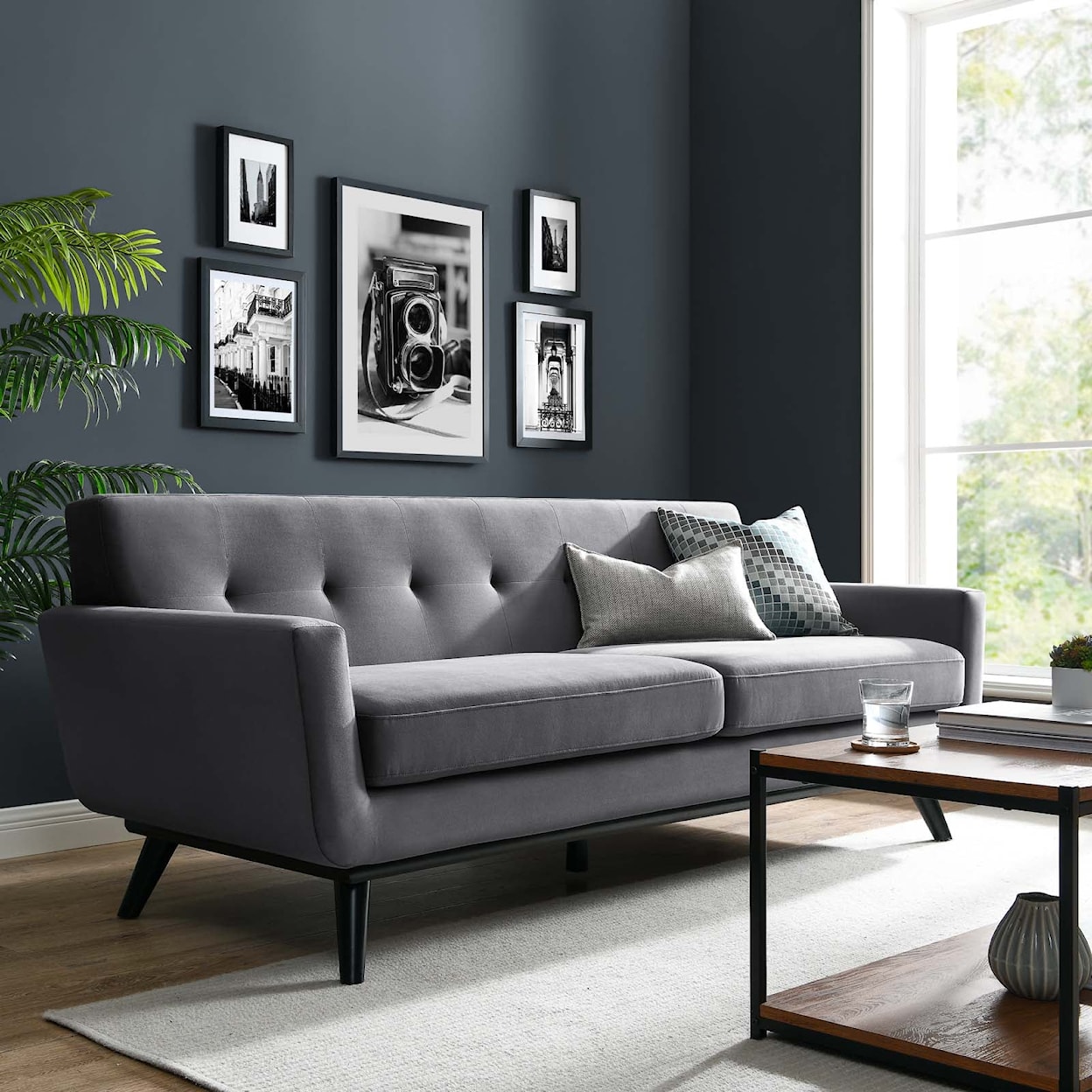 Modway Engage Engage Velvet Sofa