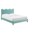 Modway Current Current Velvet Twin Platform Bed