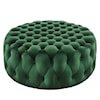 Modway Amour Amour Button Large Round Velvet Ottoman