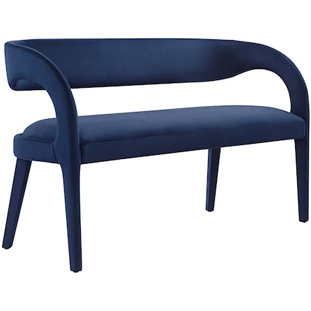 Pinnacle Performance Velvet Accent Bench