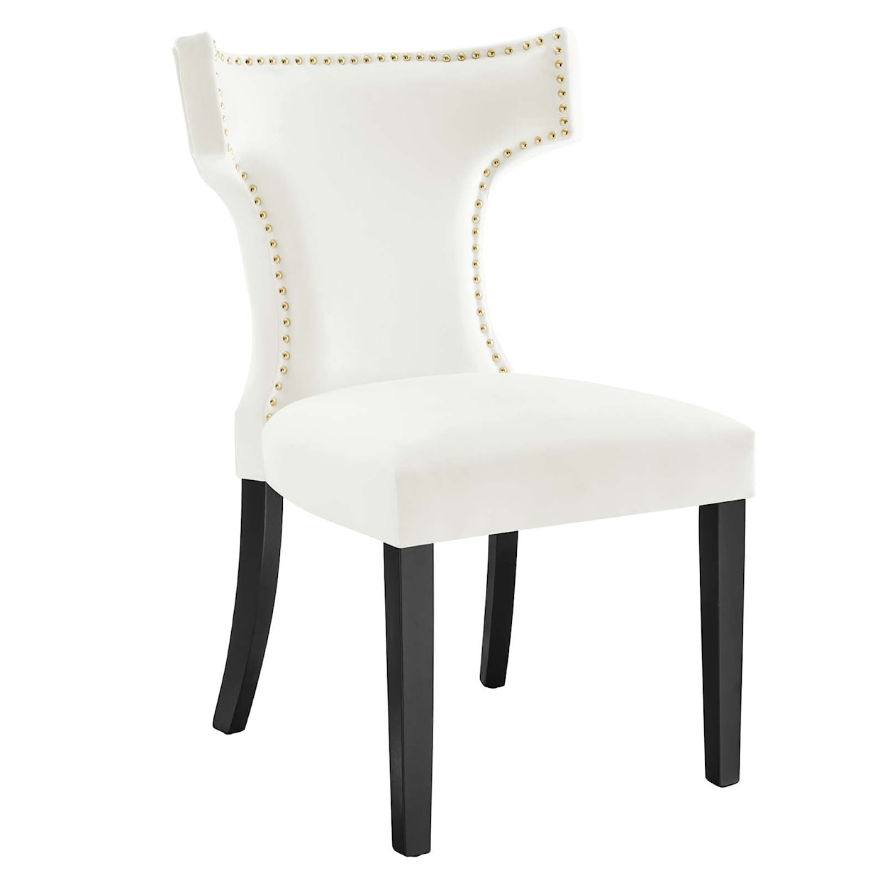 Modway Curve Curve Velvet Dining Chairs - Set of 2