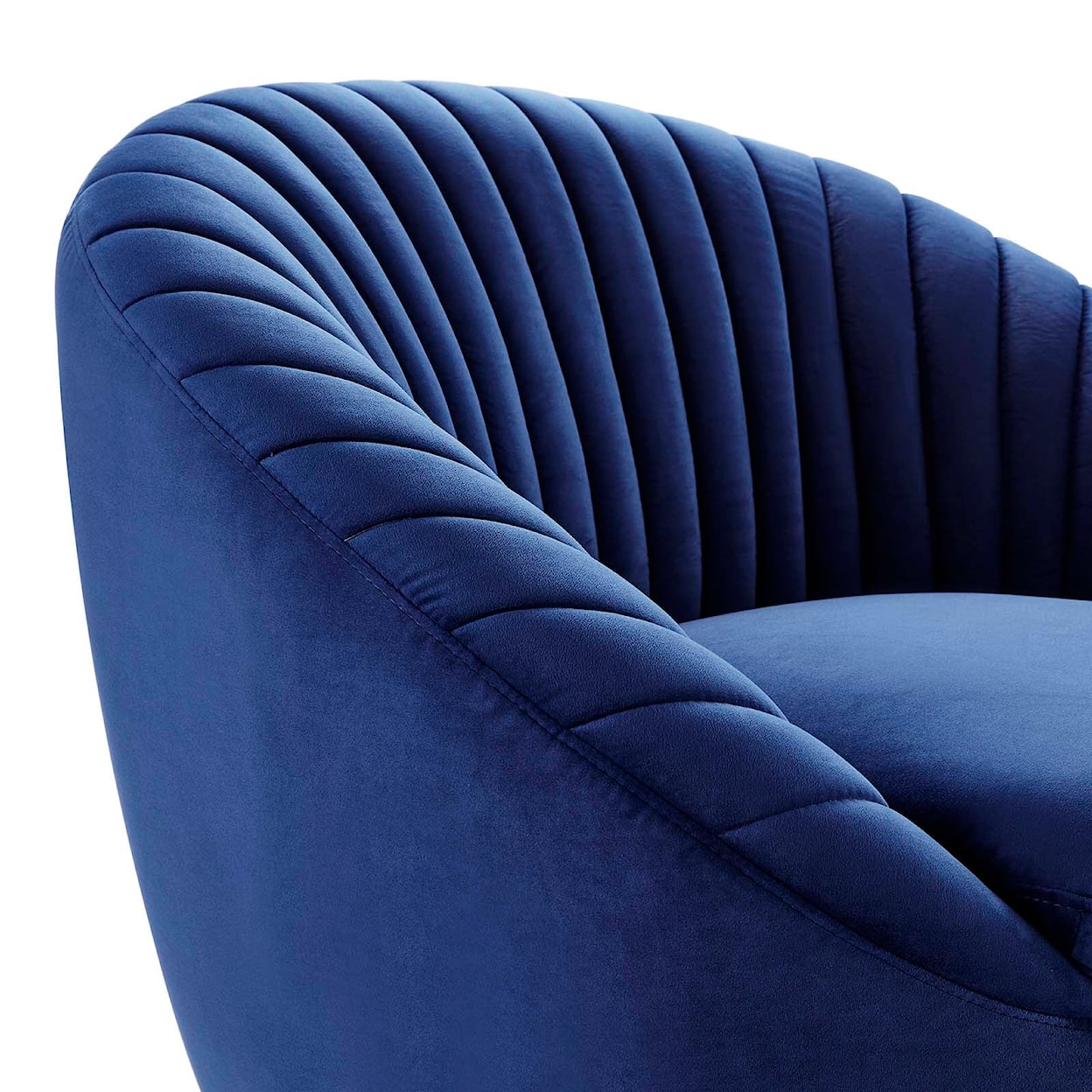 Modway Whirr Whirr Velvet Swivel Chair