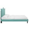 Modway Clara Clara Velvet Queen Platform Bed