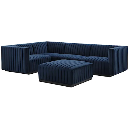 Velvet 5-Piece Sectional