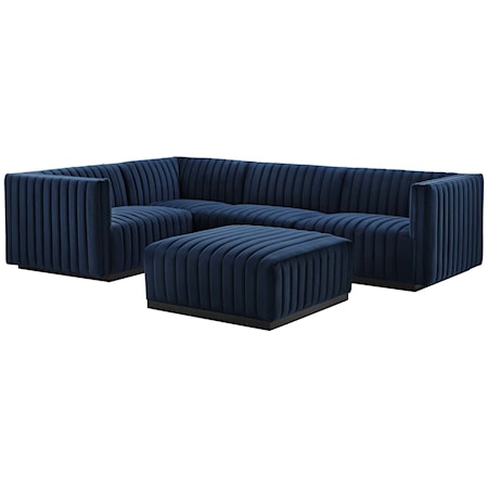 Velvet 5-Piece Sectional