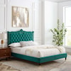 Modway Clara Clara Velvet Queen Platform Bed