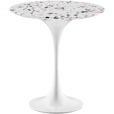 Lippa 20" Round Terrazzo Side Table