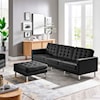 Modway Loft Sofa and Ottoman Set