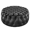 Modway Amour Amour Button Large Round Velvet Ottoman