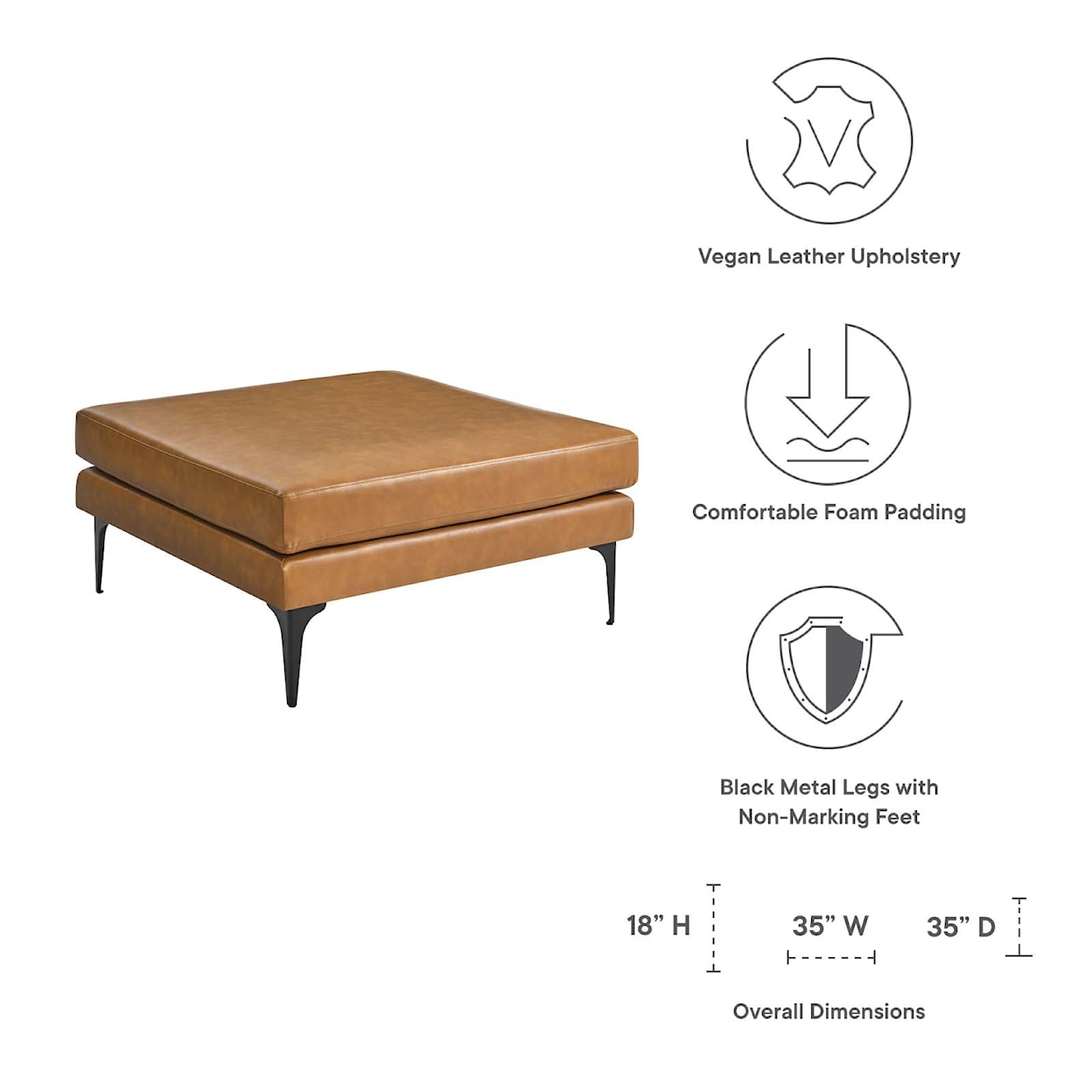 Modway Evermore Accent Ottoman