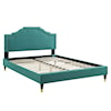 Modway Adelaide Adelaide Velvet King Platform Bed