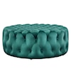 Modway Amour Amour Button Large Round Velvet Ottoman