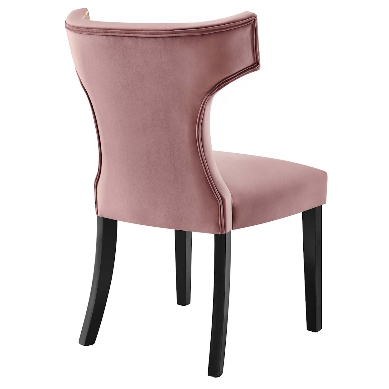 Modway Curve Curve Velvet Dining Chairs - Set of 2