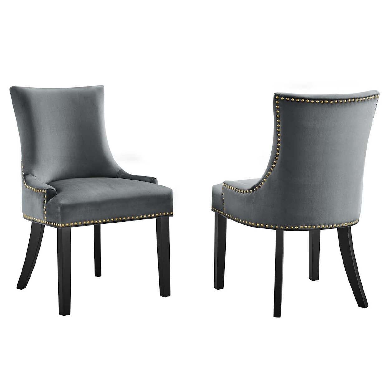 Modway Marquis Marquis Velvet Dining Chairs - Set of 2