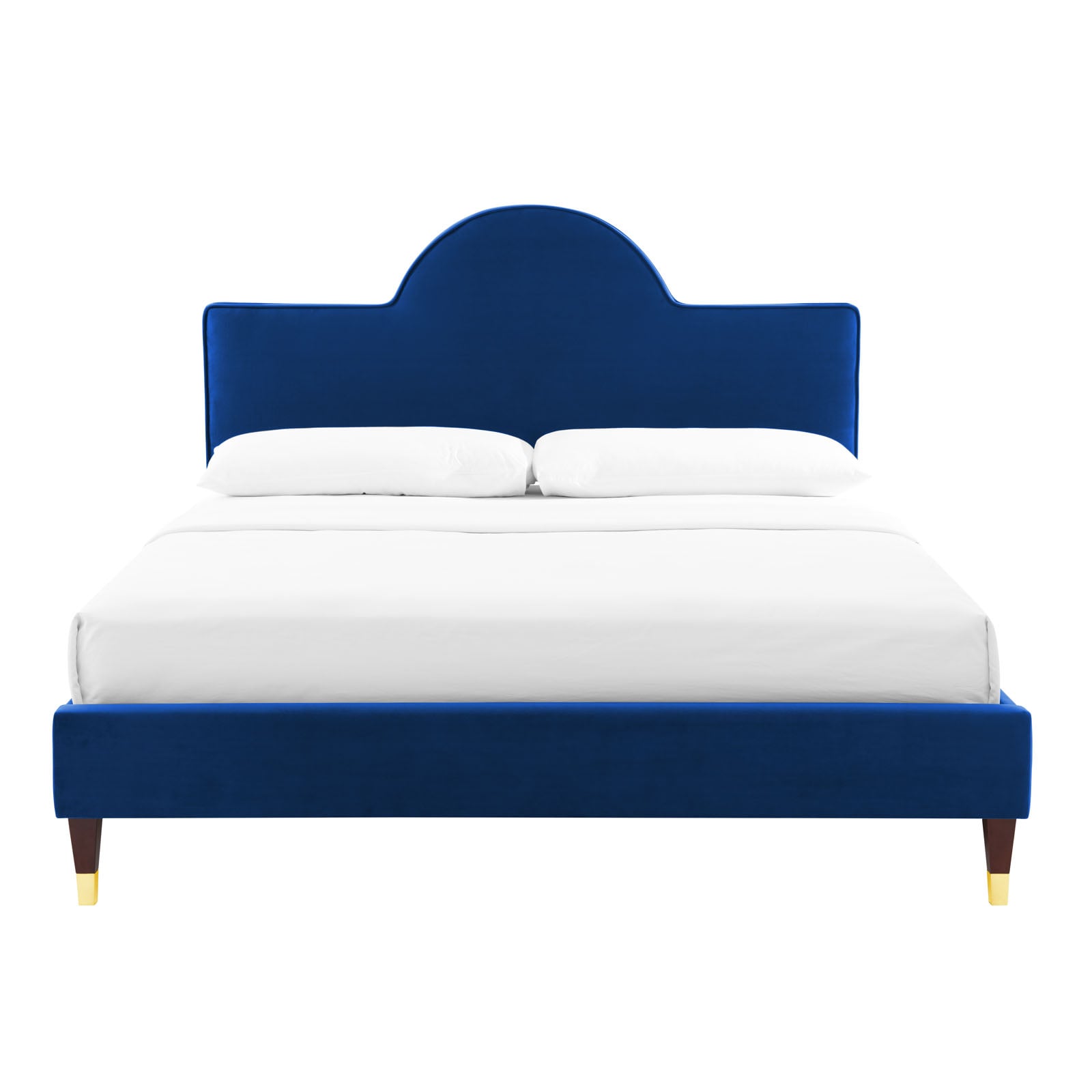 Modway Aurora MOD6517NAV Aurora Performance Velvet Queen Bed Value