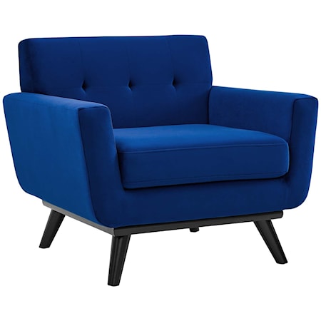 Engage Velvet Armchair