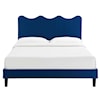 Modway Current Current Velvet Twin Platform Bed