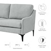 Modway Corland CorlandLoveseat