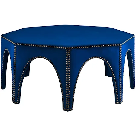 Victory Velvet Ottoman