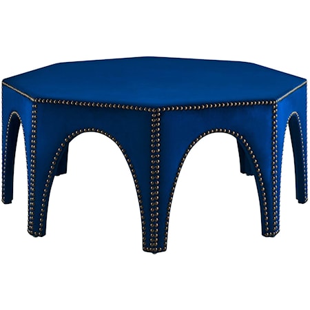 Victory Velvet Ottoman