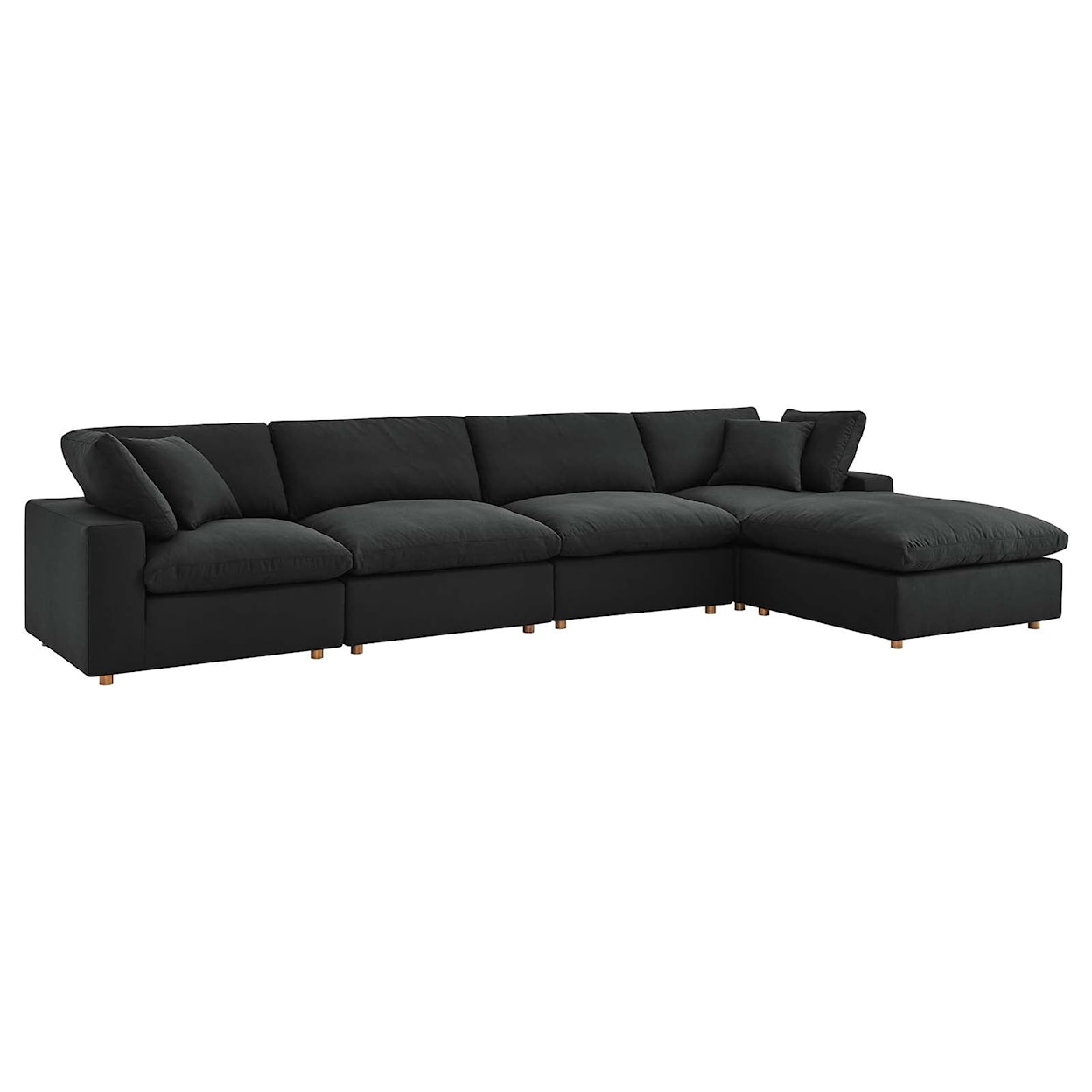 Modway Commix 5 Piece Sectional Sofa Set