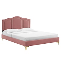 Emerson Performance Velvet Twin Platform Bed