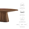 Modway Provision Provision 47" Round Dining Table