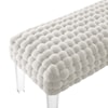 Modway Prologue Prologue Woven Velvet Ottoman