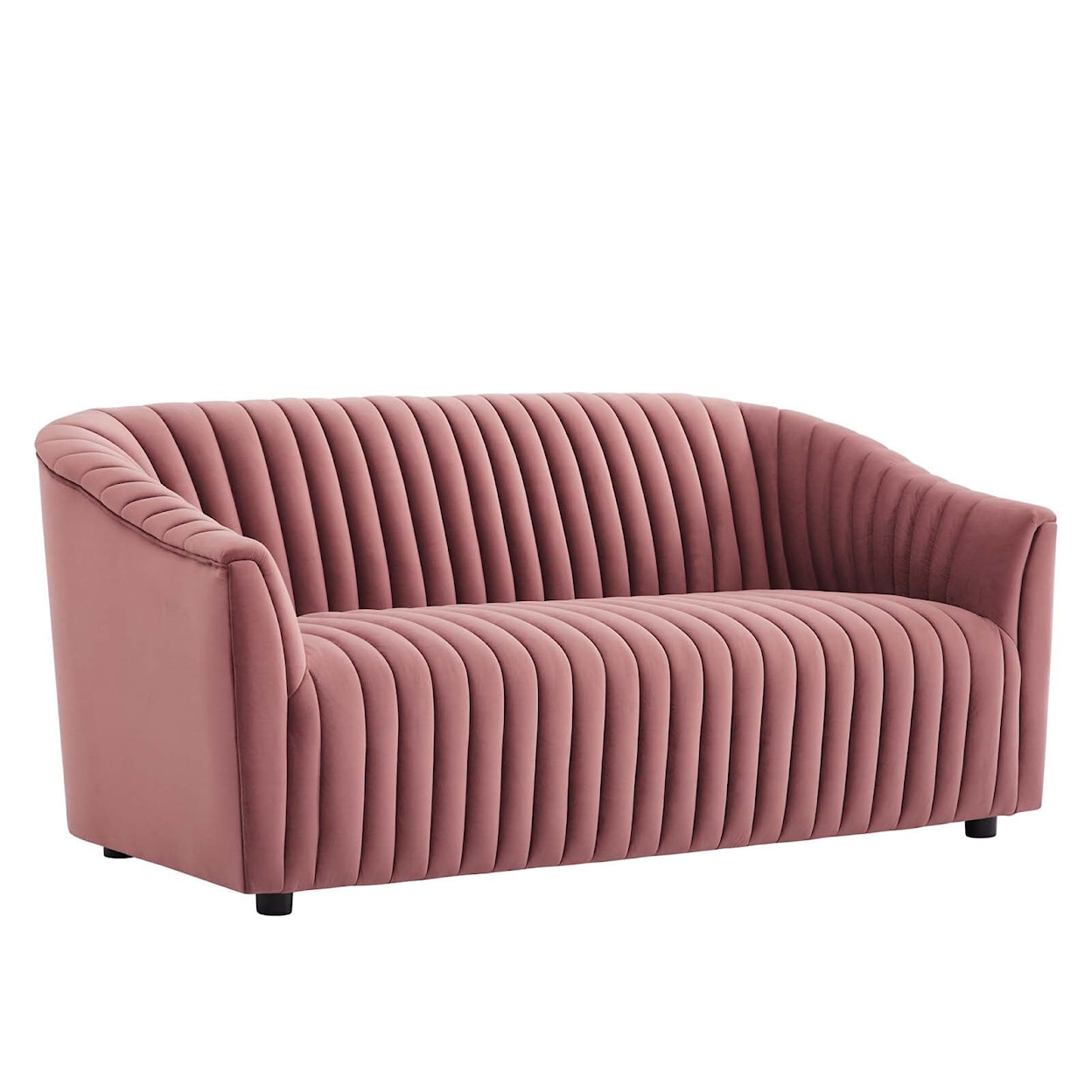 Modway Announce Announce Velvet Channel Loveseat