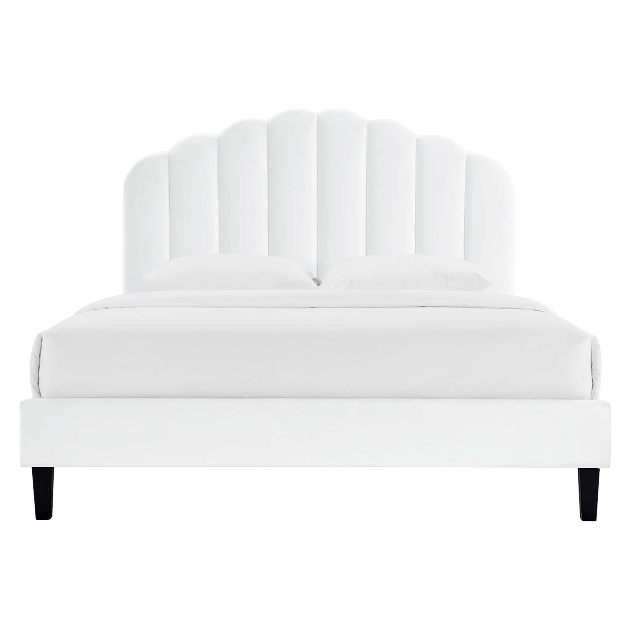 Modway Daisy Daisy Velvet Queen Platform Bed