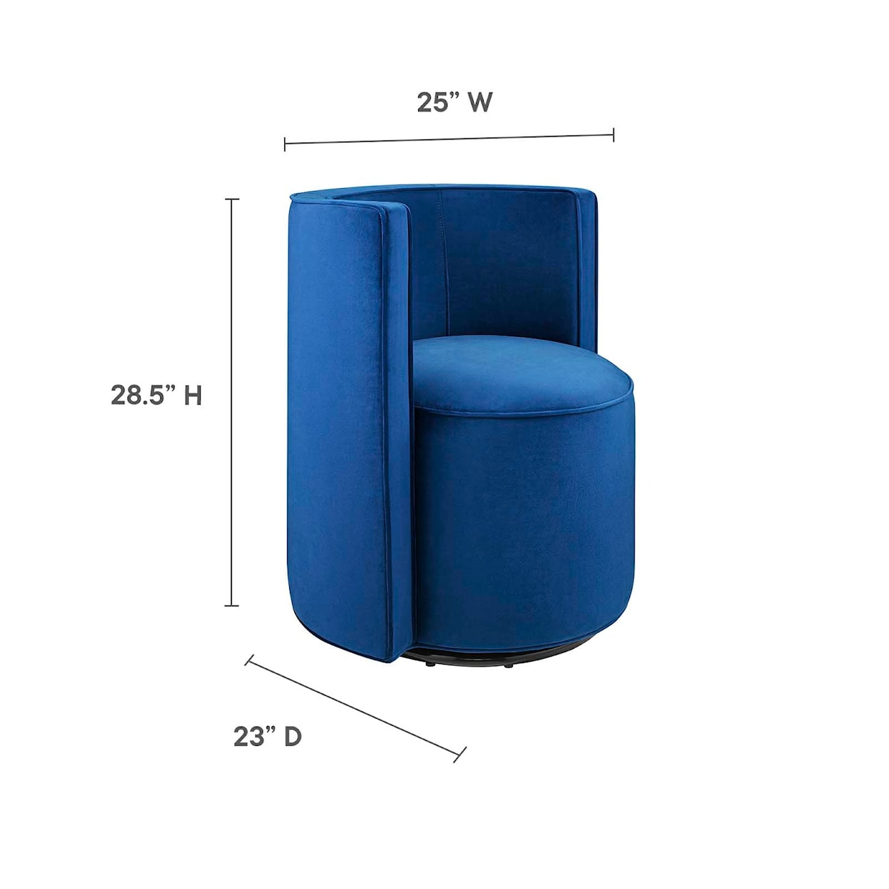Modway Della Swivel Accent Chair