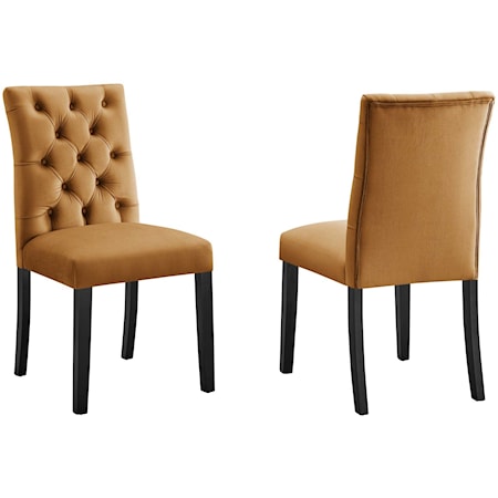 Duchess Velvet Dining Chairs - Set of 2