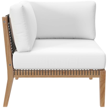 Contemporary Clearwater Outdoor Patio Corner Chair