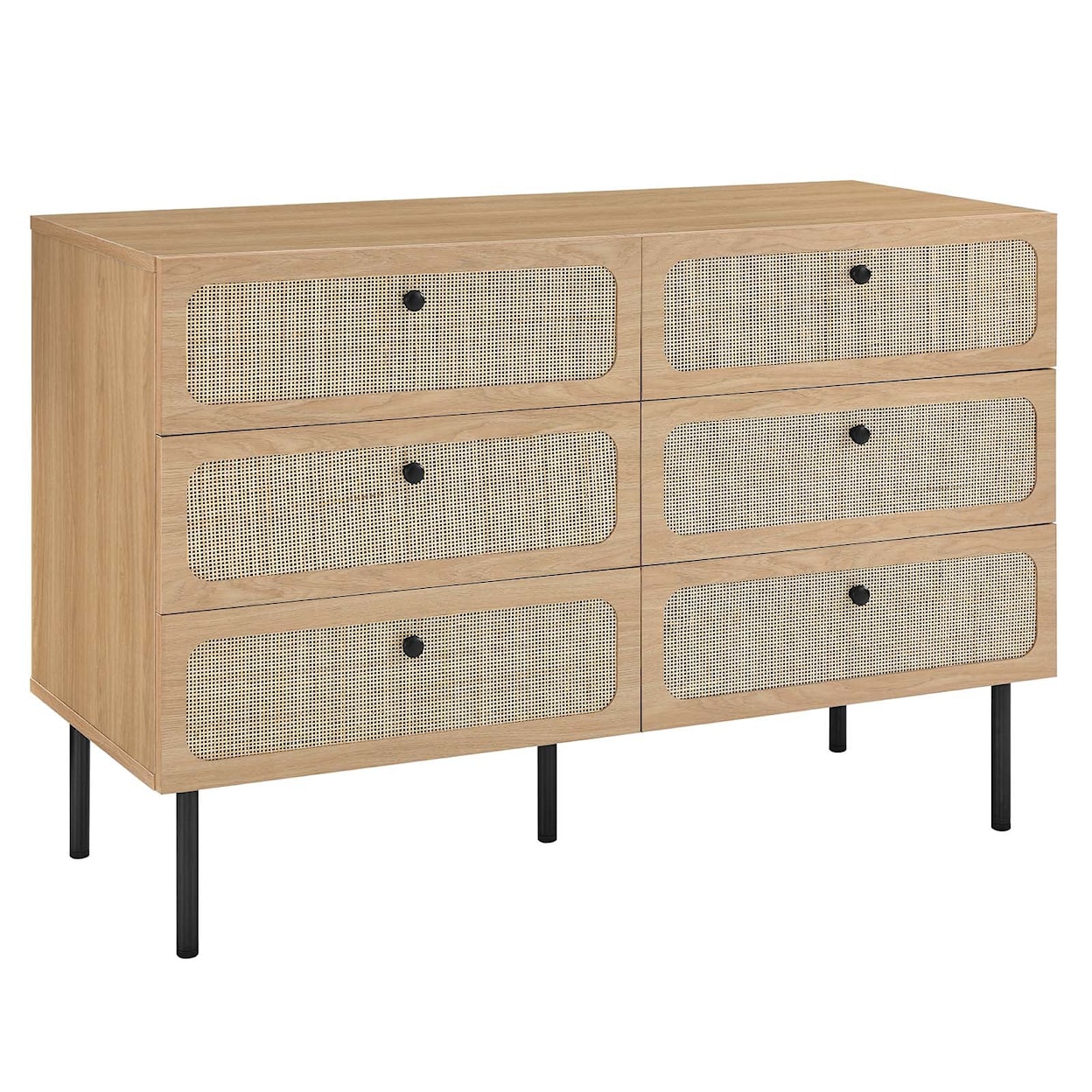 Modway Chaucer 6-Drawer Compact Dresser