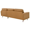 Modway Valour Valour 98" Leather Sectional Sofa