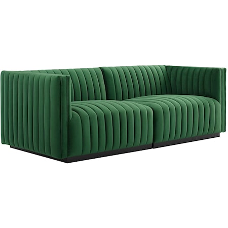 Velvet Loveseat