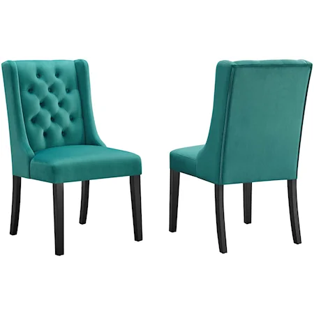 Baronet Velvet Dining Chairs - Set of 2