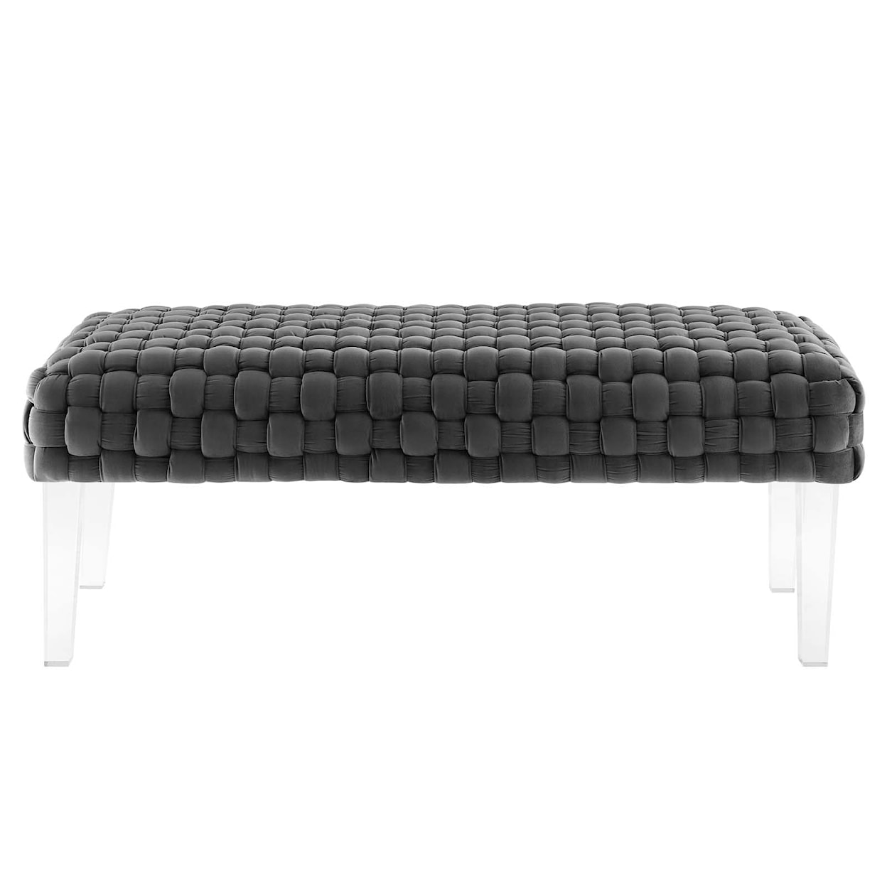 Modway Prologue Prologue Woven Velvet Ottoman