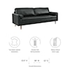 Modway Valour Valour 88" Leather Sofa