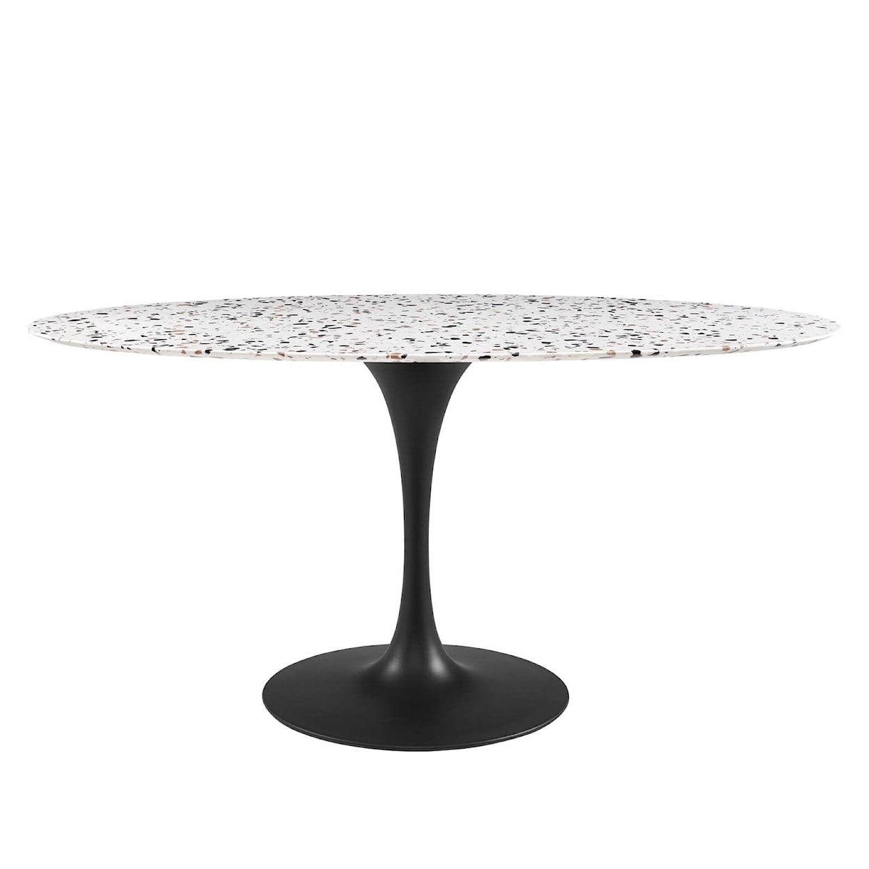 Modway Lippa Lippa 60" Oval Terrazzo Dining Table