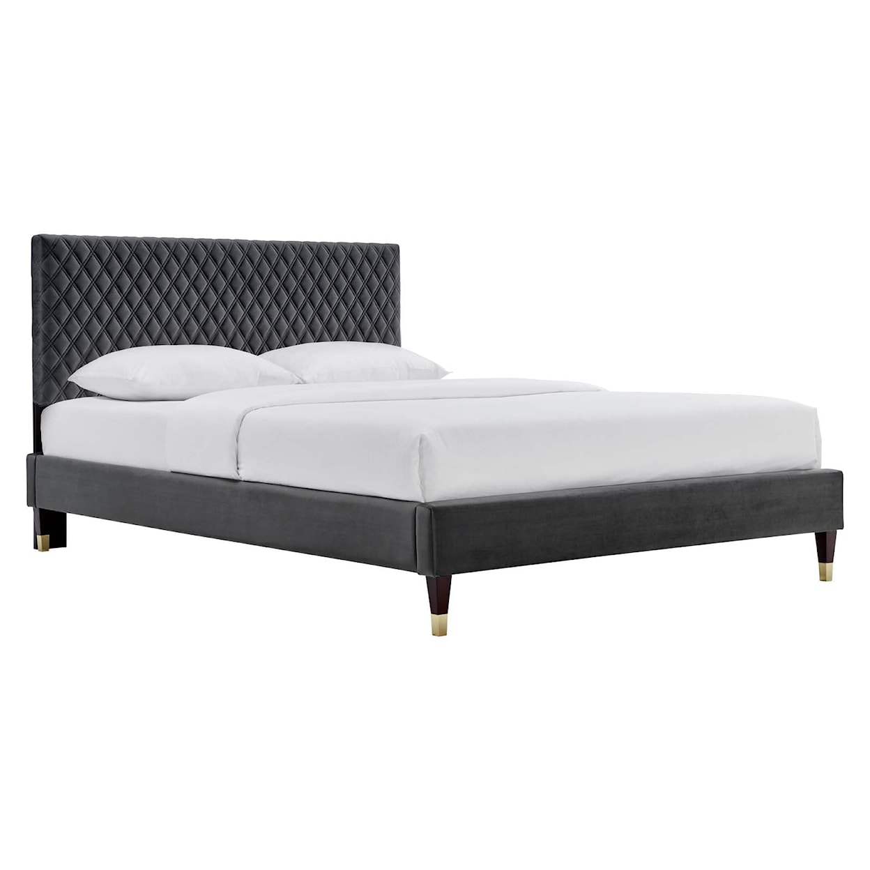 Modway Garcelle Garcelle Velvet Queen Platform Bed