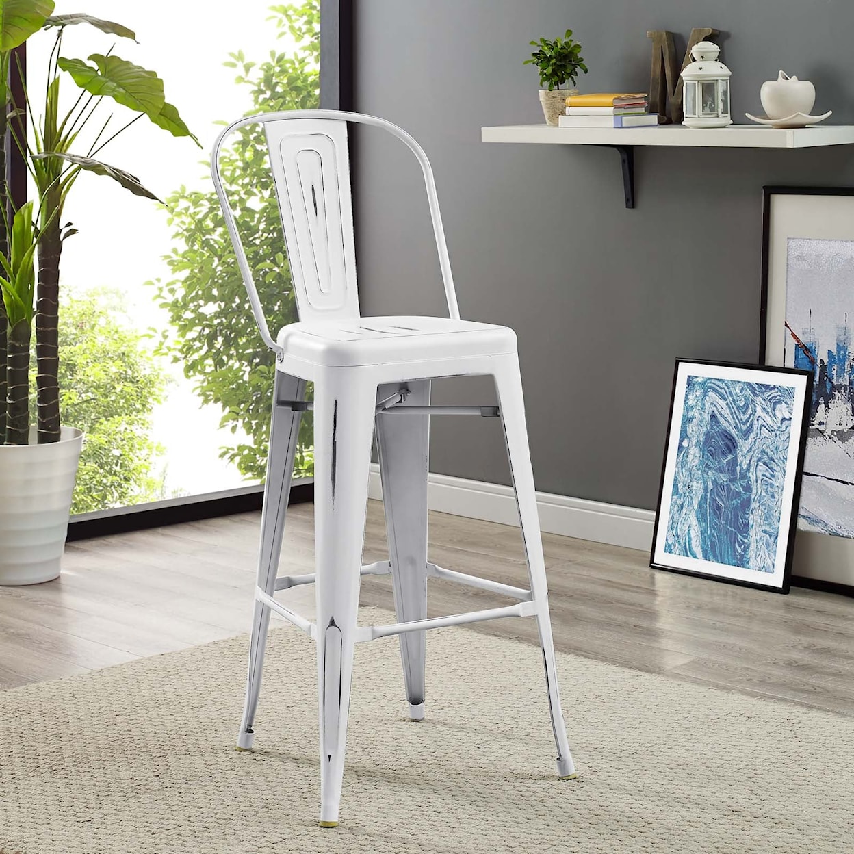 Modway Promenade Cafe and Bistro Style Bar Stool