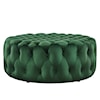 Modway Amour Amour Button Large Round Velvet Ottoman