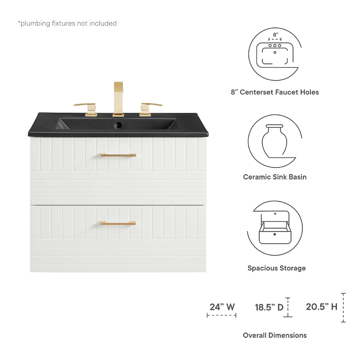 Modway Daybreak Bathroom Vanity