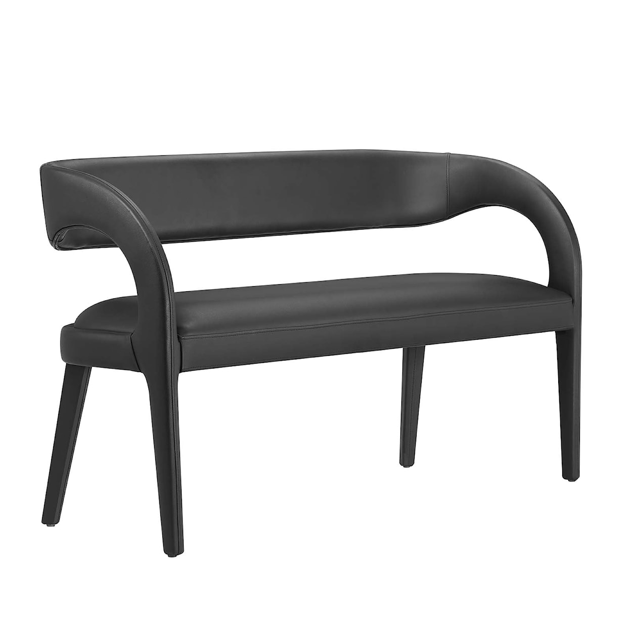 Modway Pinnacle Pinnacle Vegan Leather Accent Bench