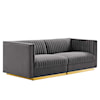 Modway Sanguine Modular Sectional Sofa Loveseat