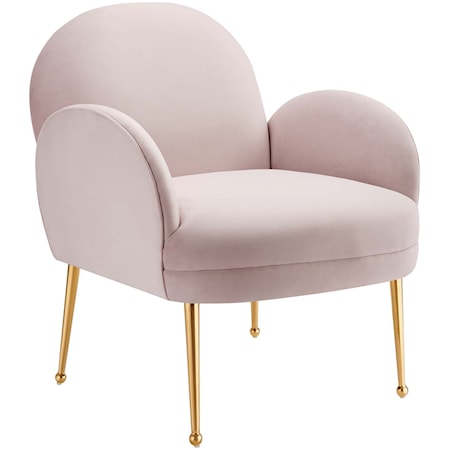 Transcend Velvet Armchair