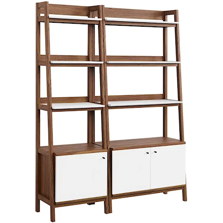 Bixby Wood Bookshelves - Set of 2